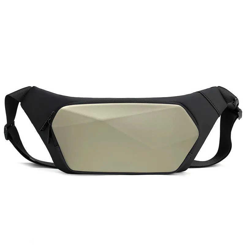 Women's & Men's & Hard Shell Waterproof Commuting Men's Chest Bags