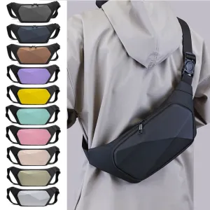 Women's & Men's & Hard Shell Waterproof Commuting Men's Chest Bags
