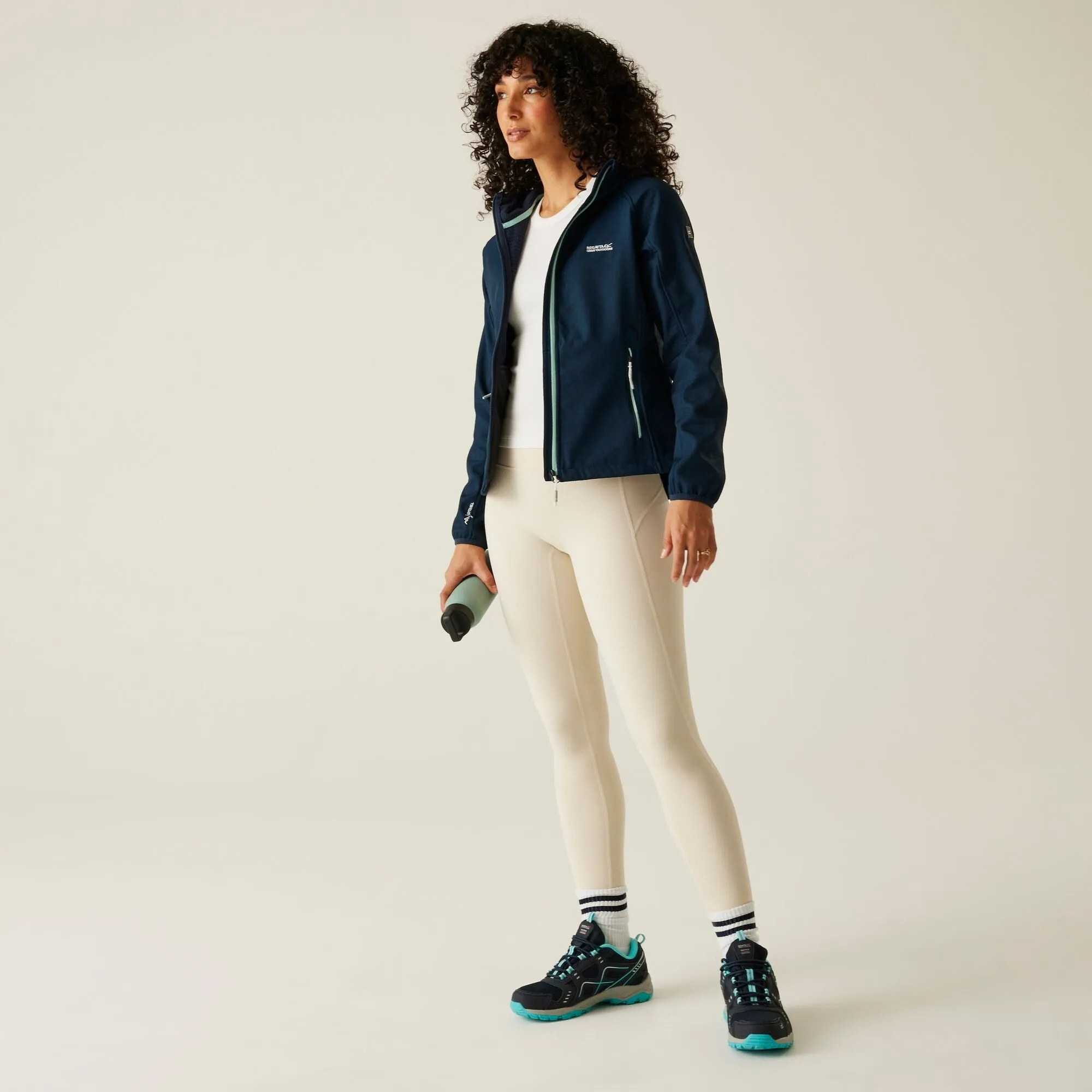 Women's Arec III Softshell Jacket | Navy Marl Icy Morn