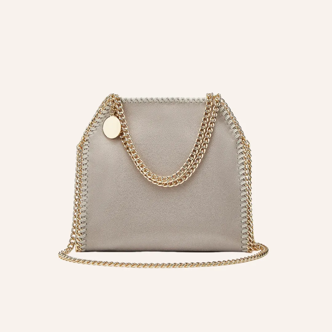 Women's Chain Shoulder Bag | Chic & Edgy | Faux Leather
