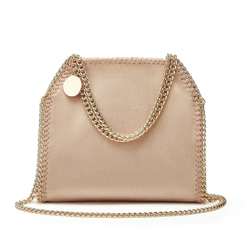 Women's Chain Shoulder Bag | Chic & Edgy | Faux Leather