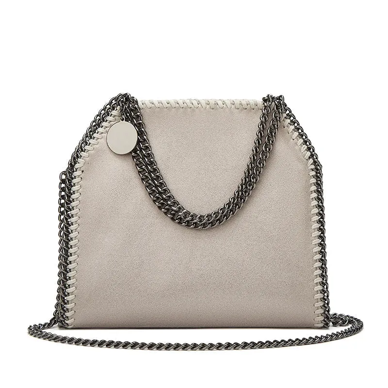 Women's Chain Shoulder Bag | Chic & Edgy | Faux Leather