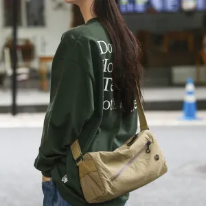 Women's Simple Waterproof Nylon Cloth Puff Series Shoulder Bags