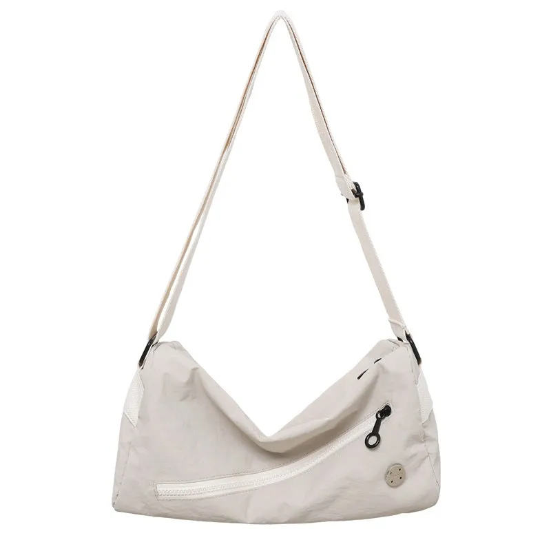 Women's Simple Waterproof Nylon Cloth Puff Series Shoulder Bags
