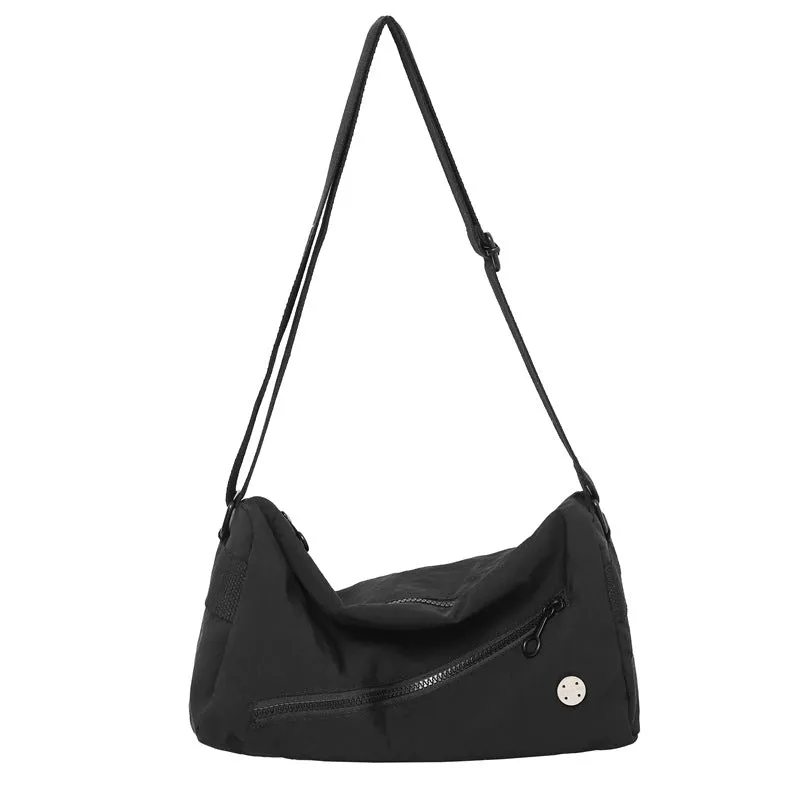 Women's Simple Waterproof Nylon Cloth Puff Series Shoulder Bags