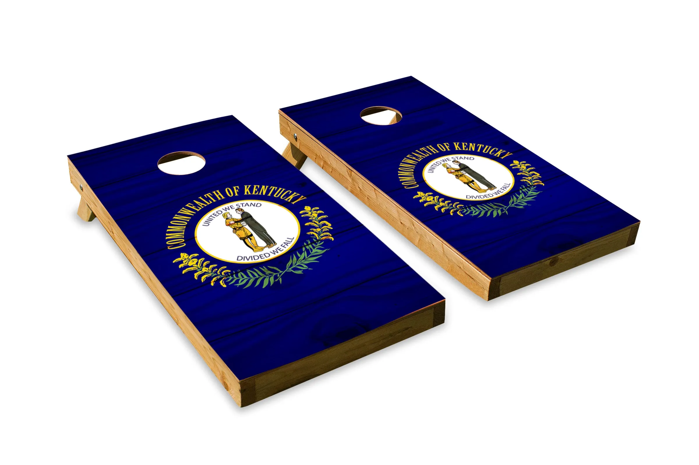 Wood Grain Kentucky State Flag