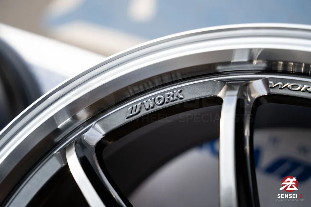 Work Emotion ZR10 1P / 19x8.5  38, 19x9.5  38 / 5x114.3 / Glim Black Diamond Cut Rim (GTKRC)