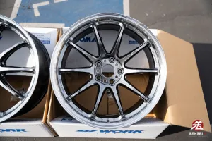 Work Emotion ZR10 1P / 19x8.5  38, 19x9.5  38 / 5x114.3 / Glim Black Diamond Cut Rim (GTKRC)