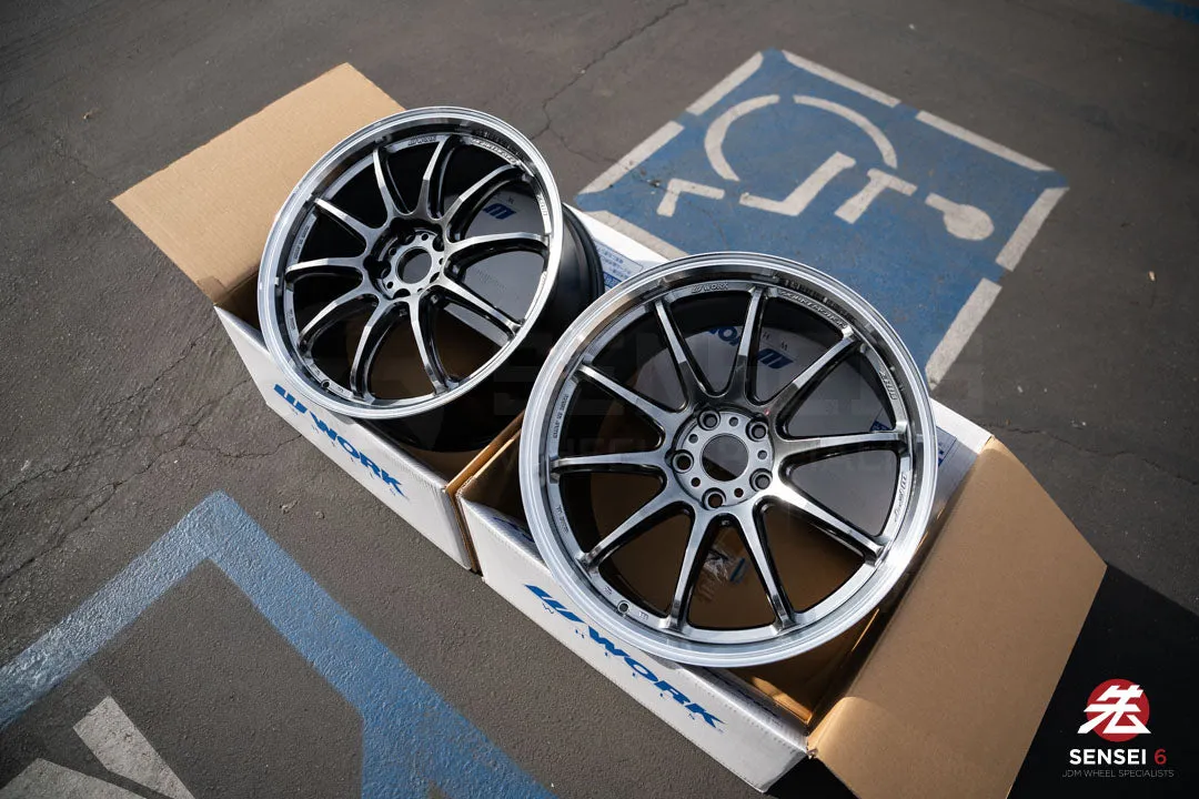 Work Emotion ZR10 1P / 19x8.5  38, 19x9.5  38 / 5x114.3 / Glim Black Diamond Cut Rim (GTKRC)