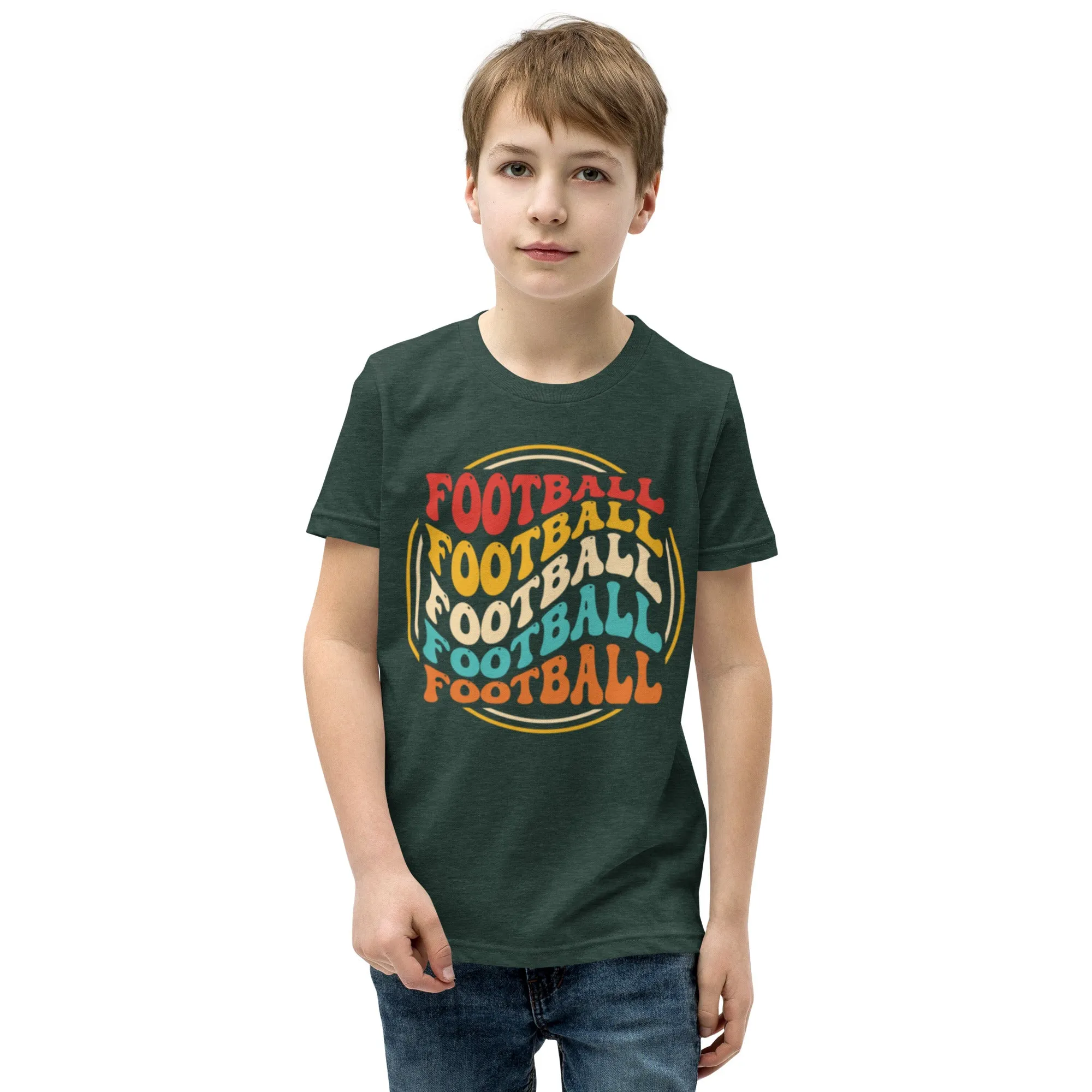 Youth Short Sleeve T-Shirt, Football, Back to School
