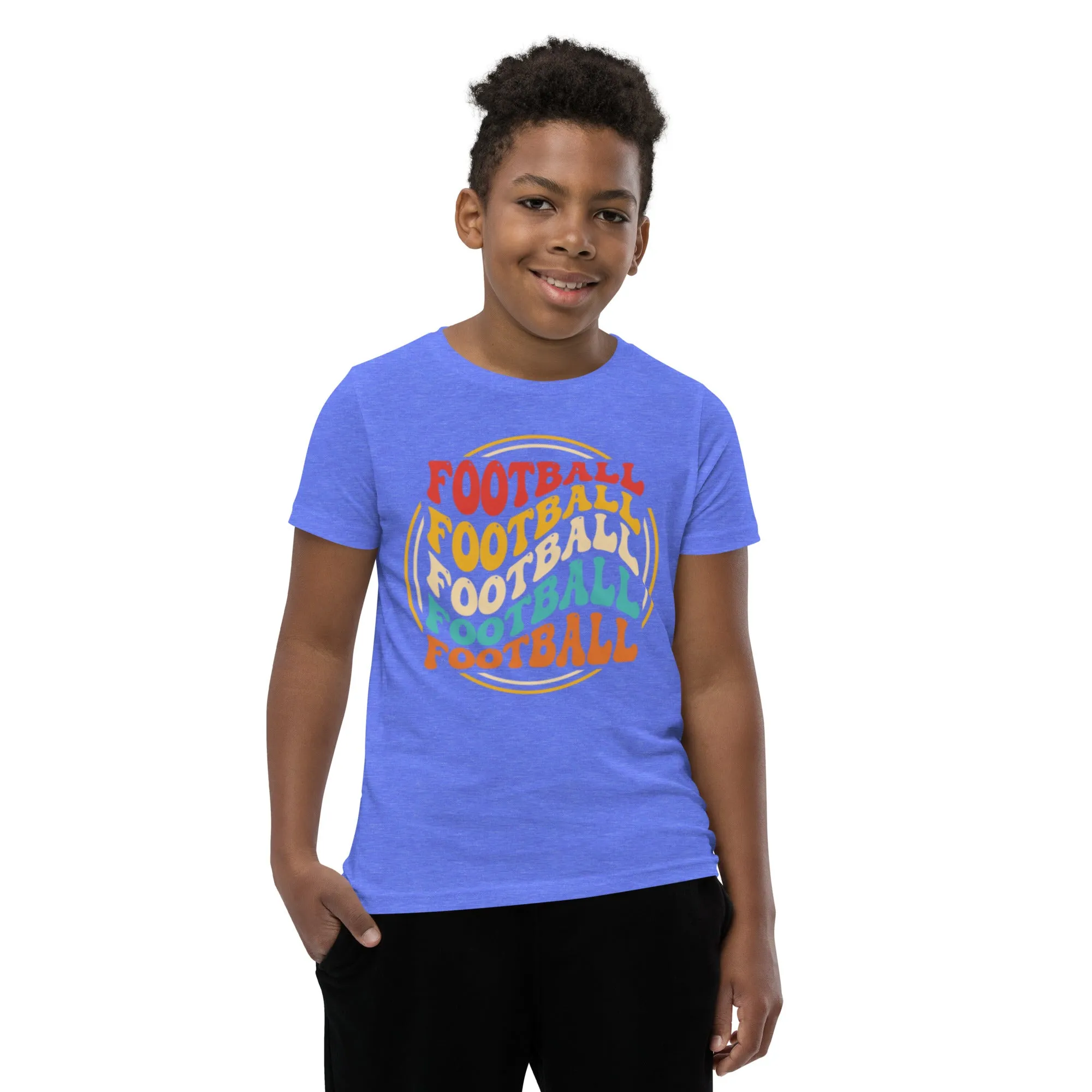 Youth Short Sleeve T-Shirt, Football, Back to School