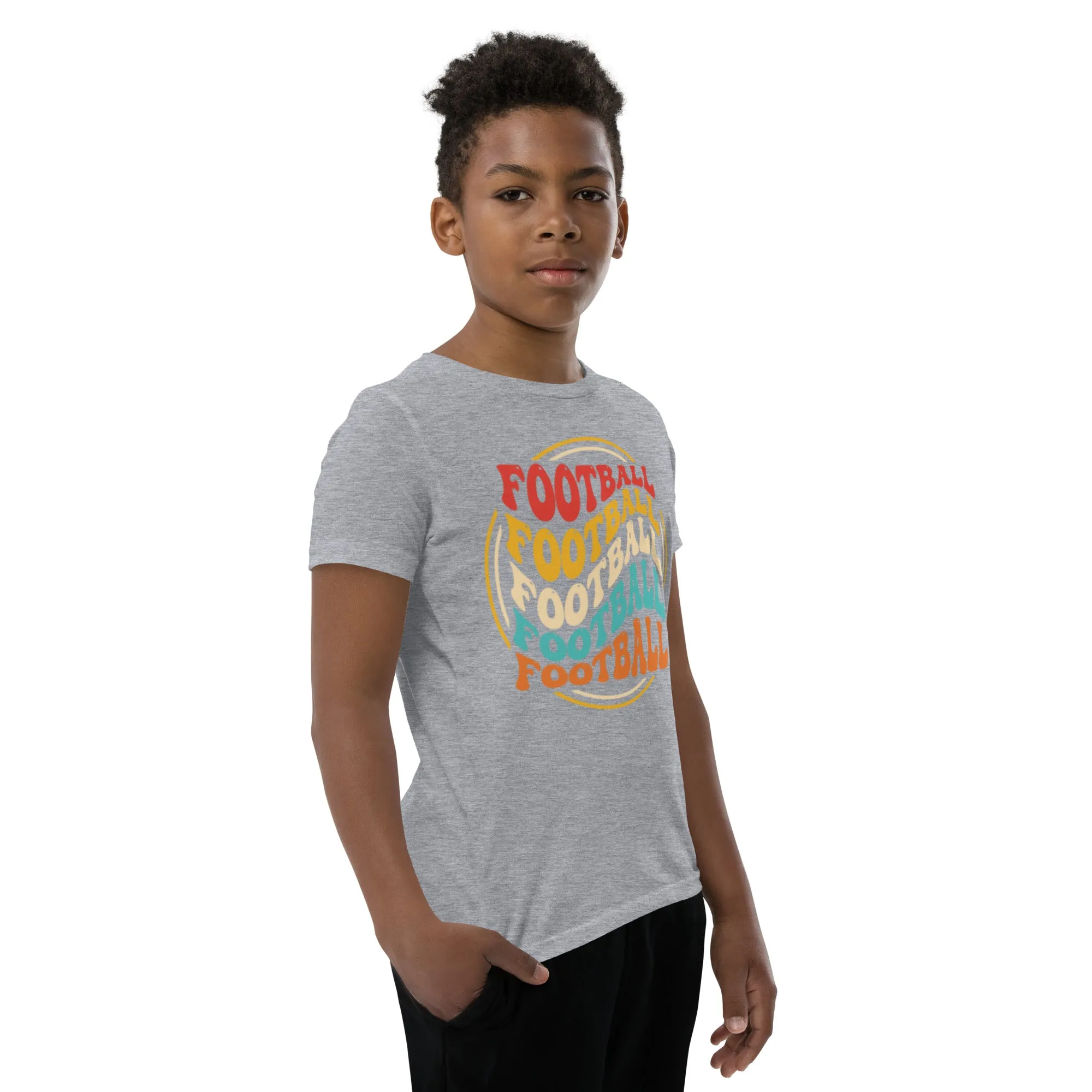 Youth Short Sleeve T-Shirt, Football, Back to School