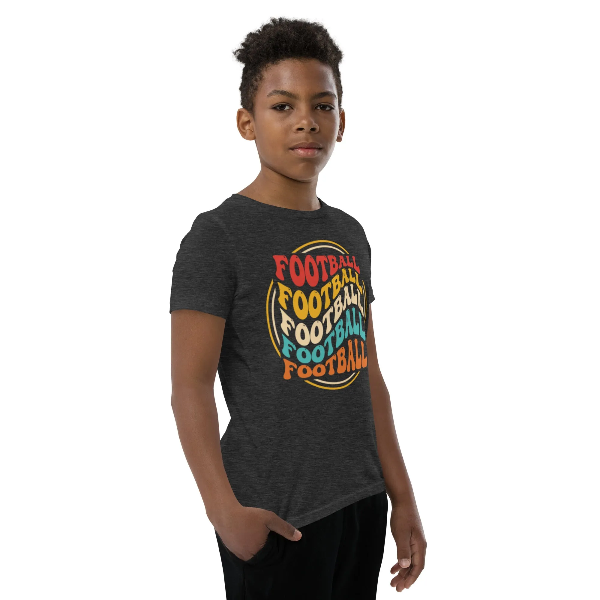 Youth Short Sleeve T-Shirt, Football, Back to School