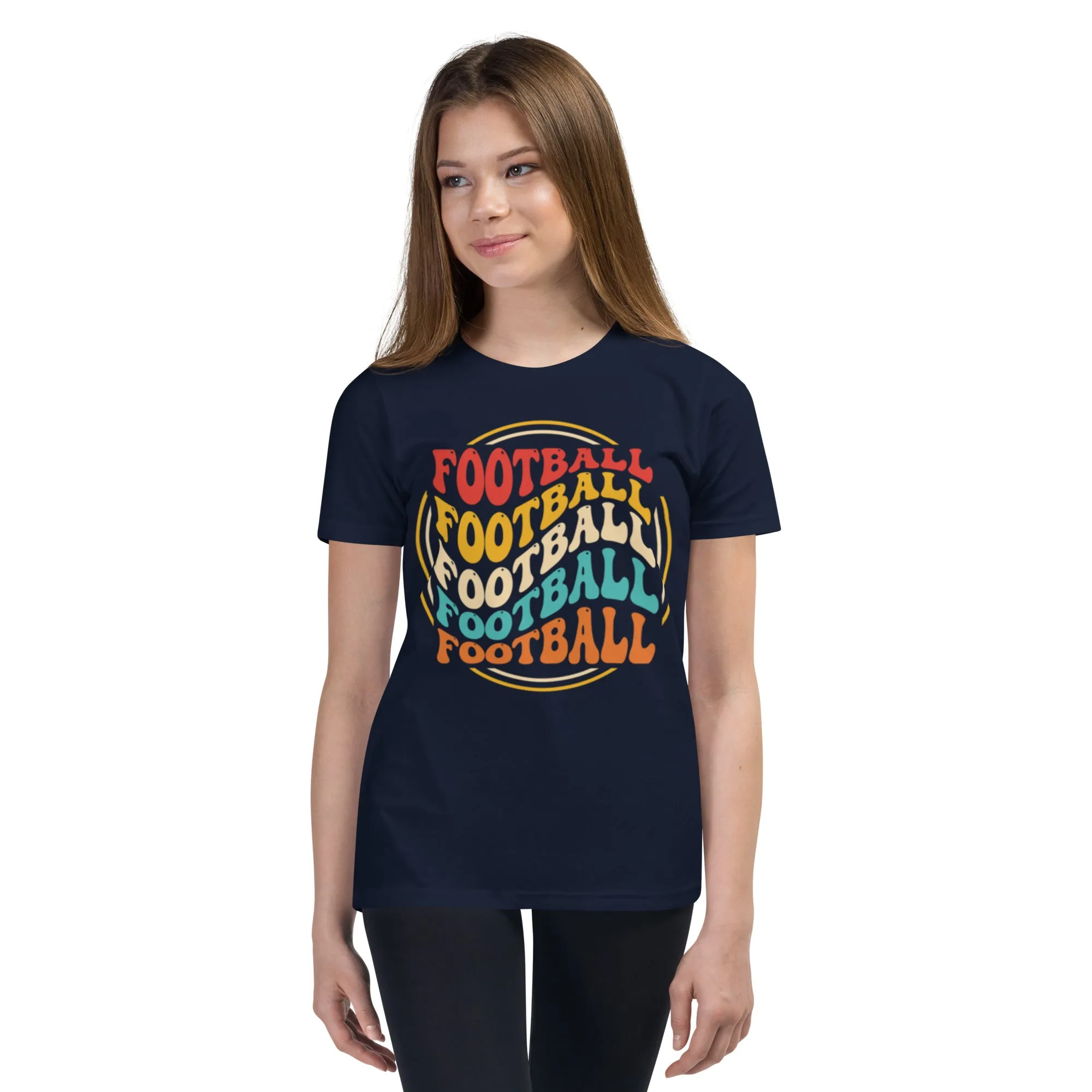 Youth Short Sleeve T-Shirt, Football, Back to School