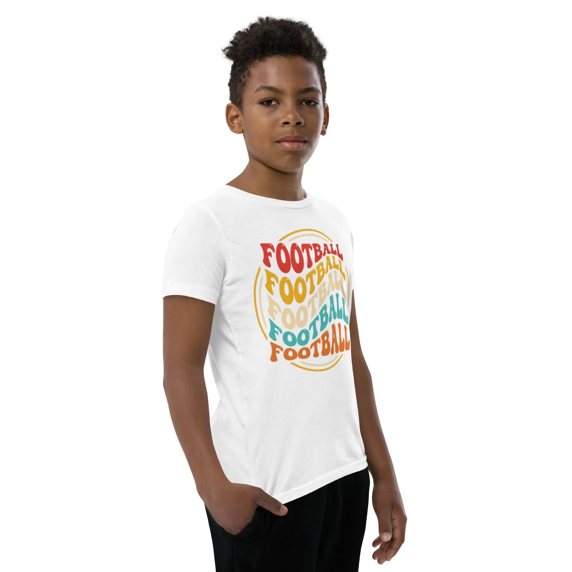 Youth Short Sleeve T-Shirt, Football, Back to School