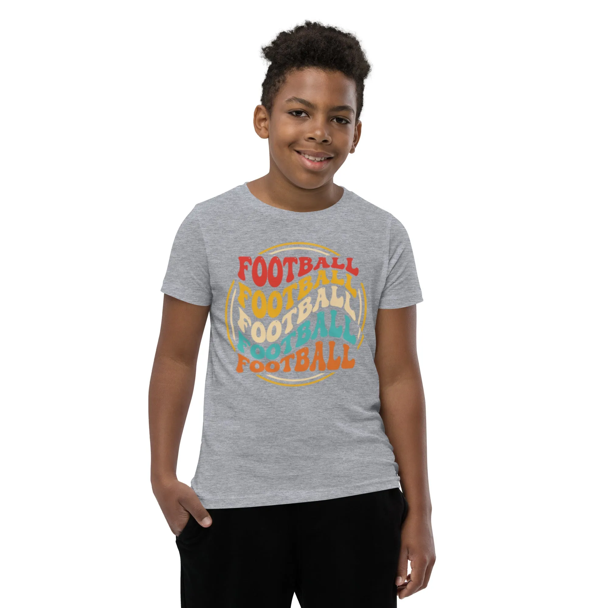 Youth Short Sleeve T-Shirt, Football, Back to School