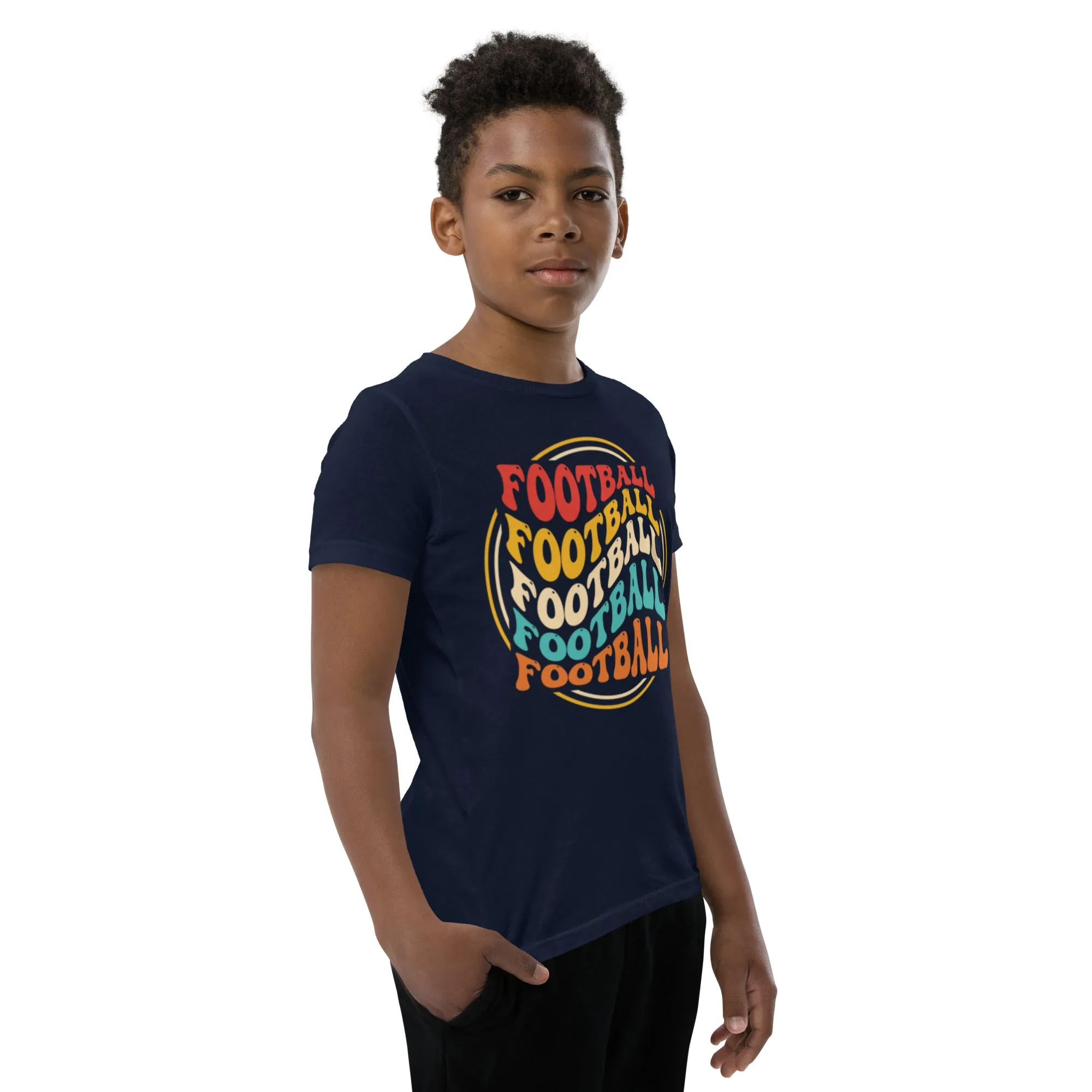 Youth Short Sleeve T-Shirt, Football, Back to School