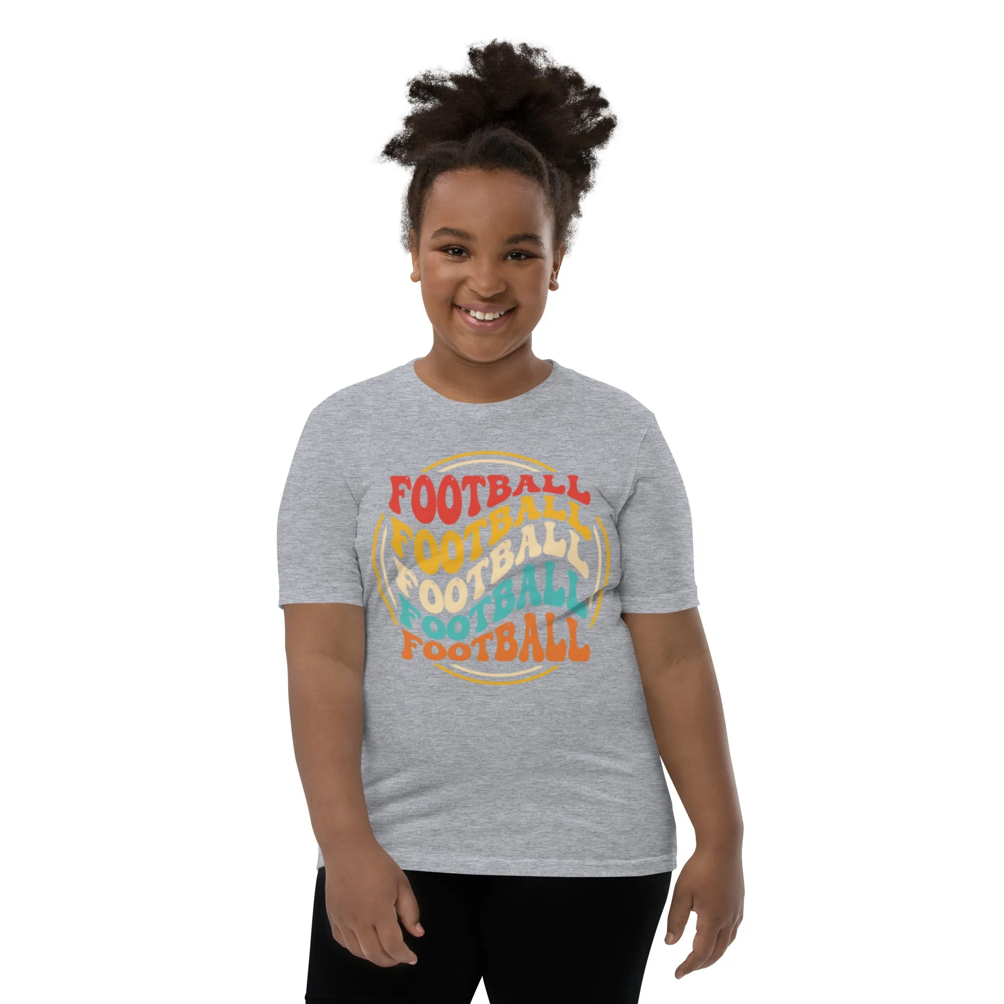 Youth Short Sleeve T-Shirt, Football, Back to School