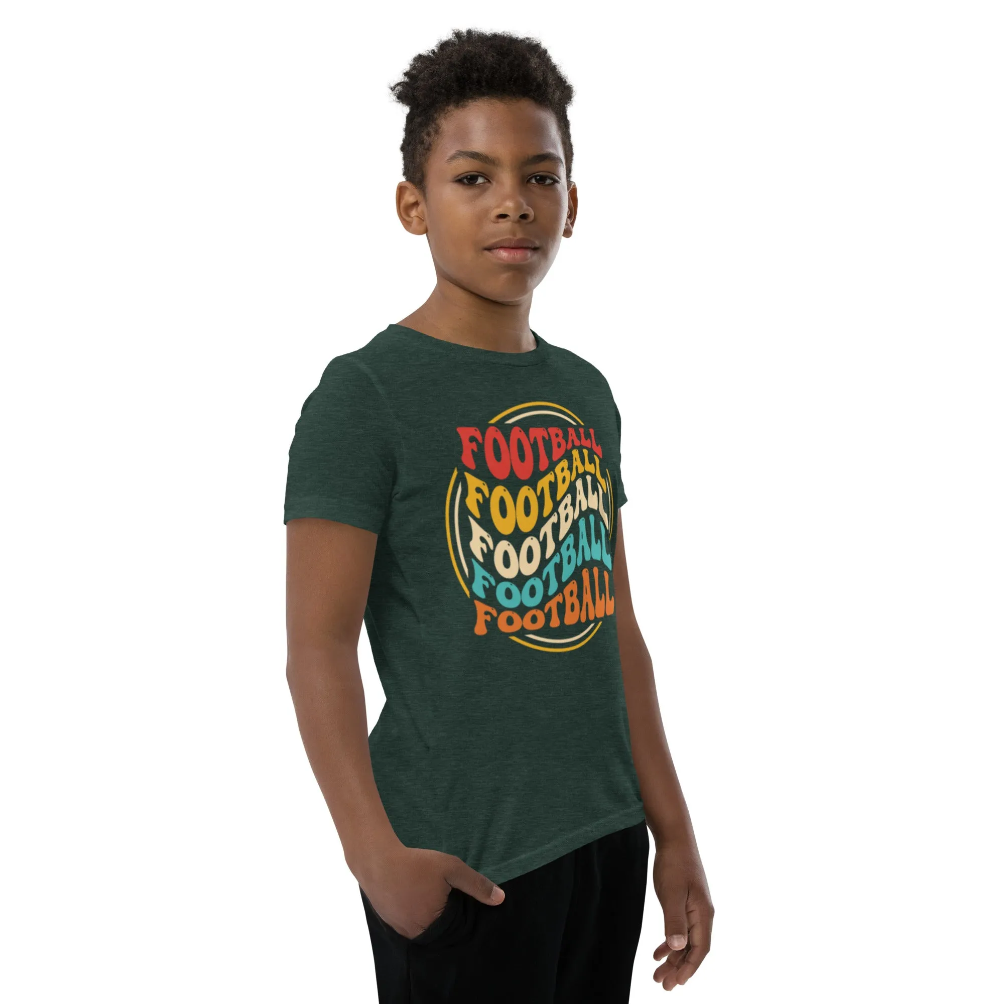 Youth Short Sleeve T-Shirt, Football, Back to School
