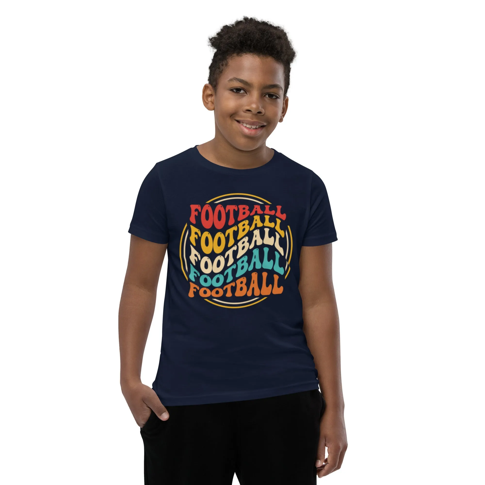 Youth Short Sleeve T-Shirt, Football, Back to School