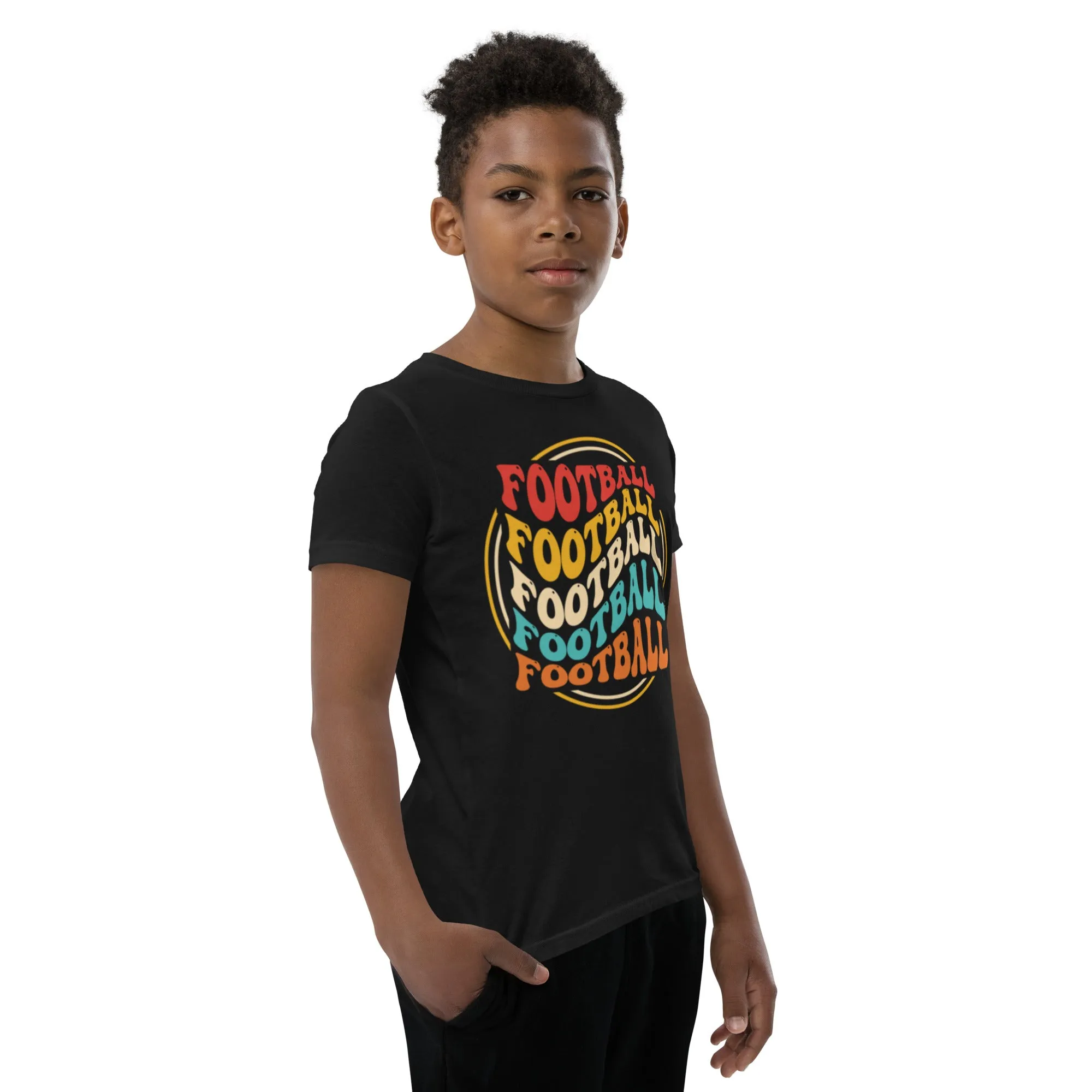 Youth Short Sleeve T-Shirt, Football, Back to School