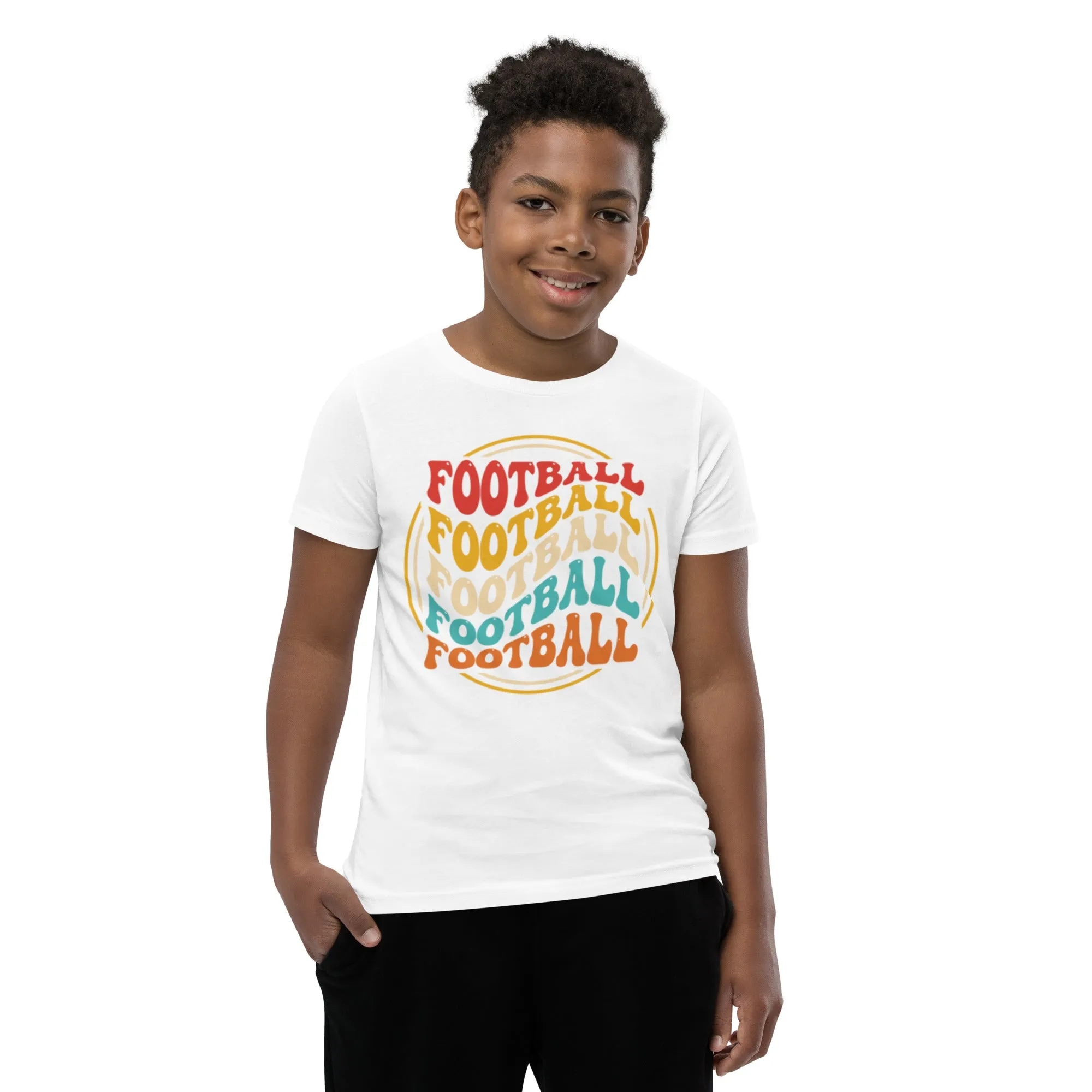 Youth Short Sleeve T-Shirt, Football, Back to School