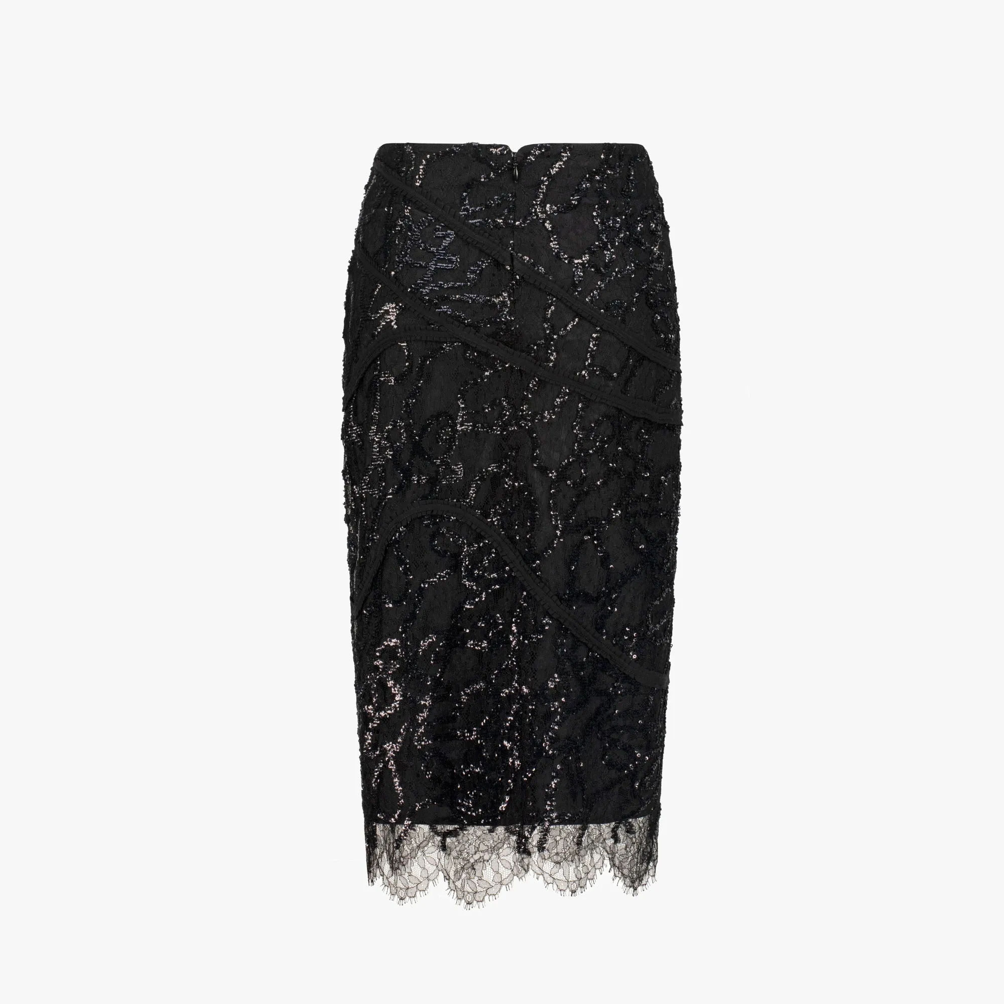 Zen Ripple Skirt (Black/Charcoal)