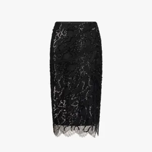 Zen Ripple Skirt (Black/Charcoal)